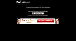 Desktop Screenshot of magic-webcam.com
