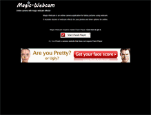 Tablet Screenshot of magic-webcam.com
